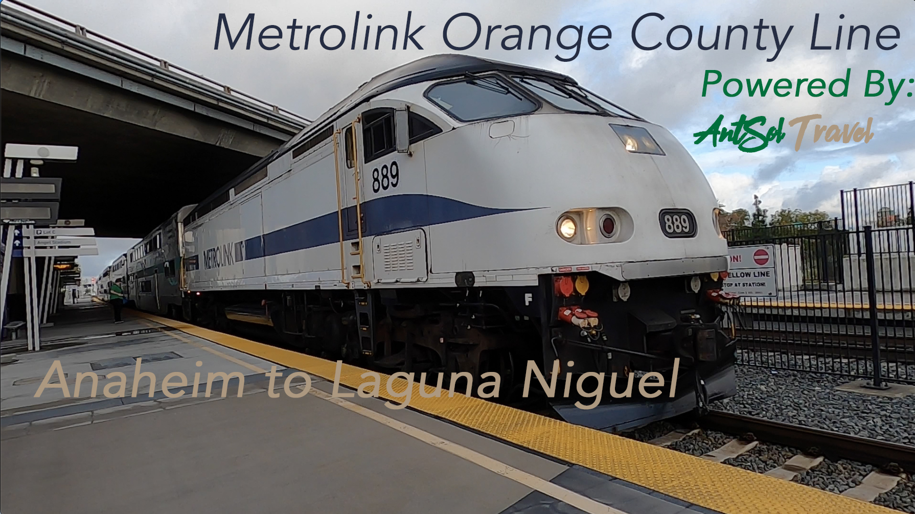 Anaheim to Dana Point Car Free: Part 2: Anaheim to Laguna Niguel via Metrolink