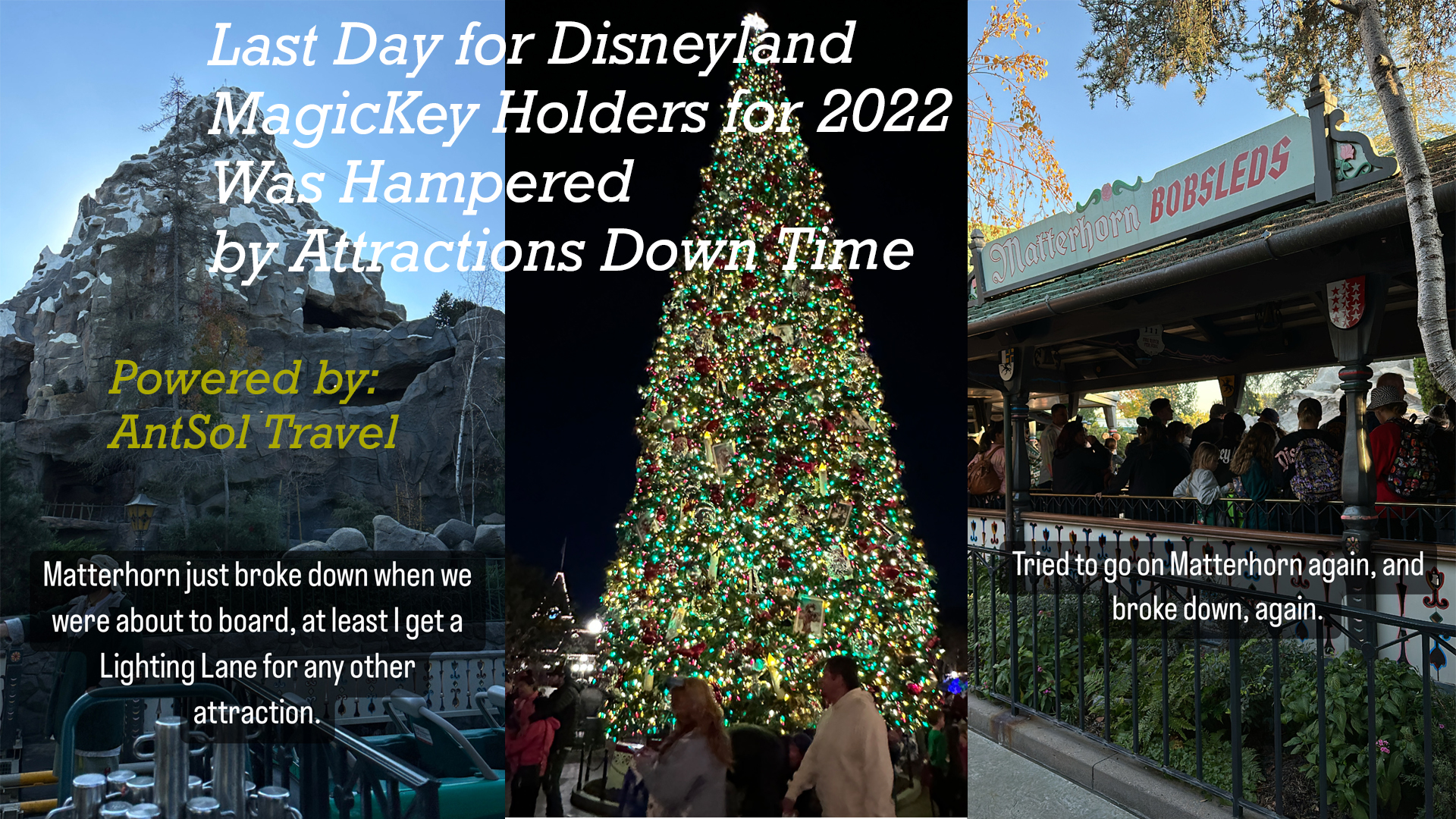 Last Day for Disneyland MagicKey Holders for 2022 Was Hampered by Attractions Down Time