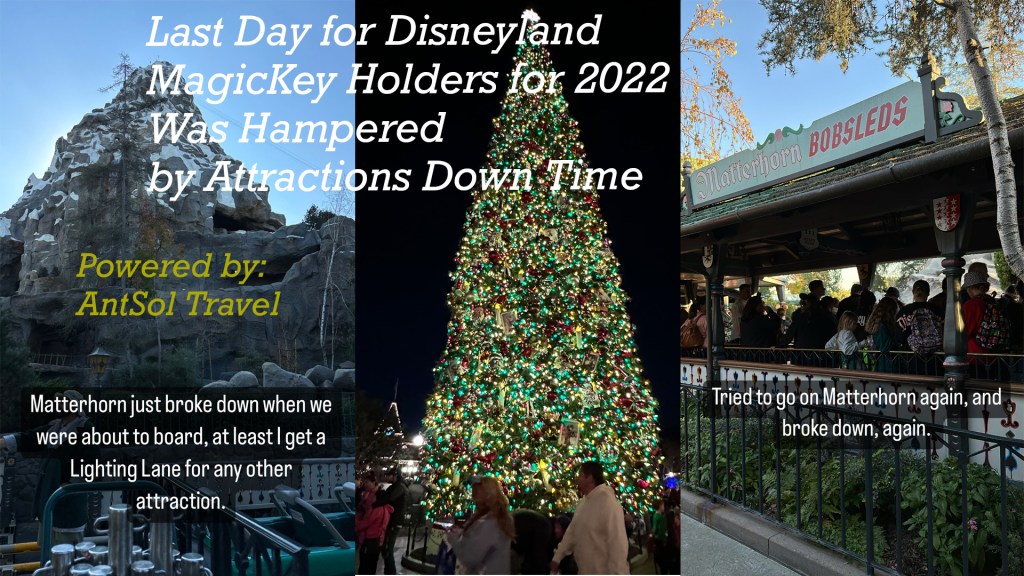 Last Day for Disneyland MagicKey Holders for 2022 Was Hampered by Attractions Down&nbsp;Time