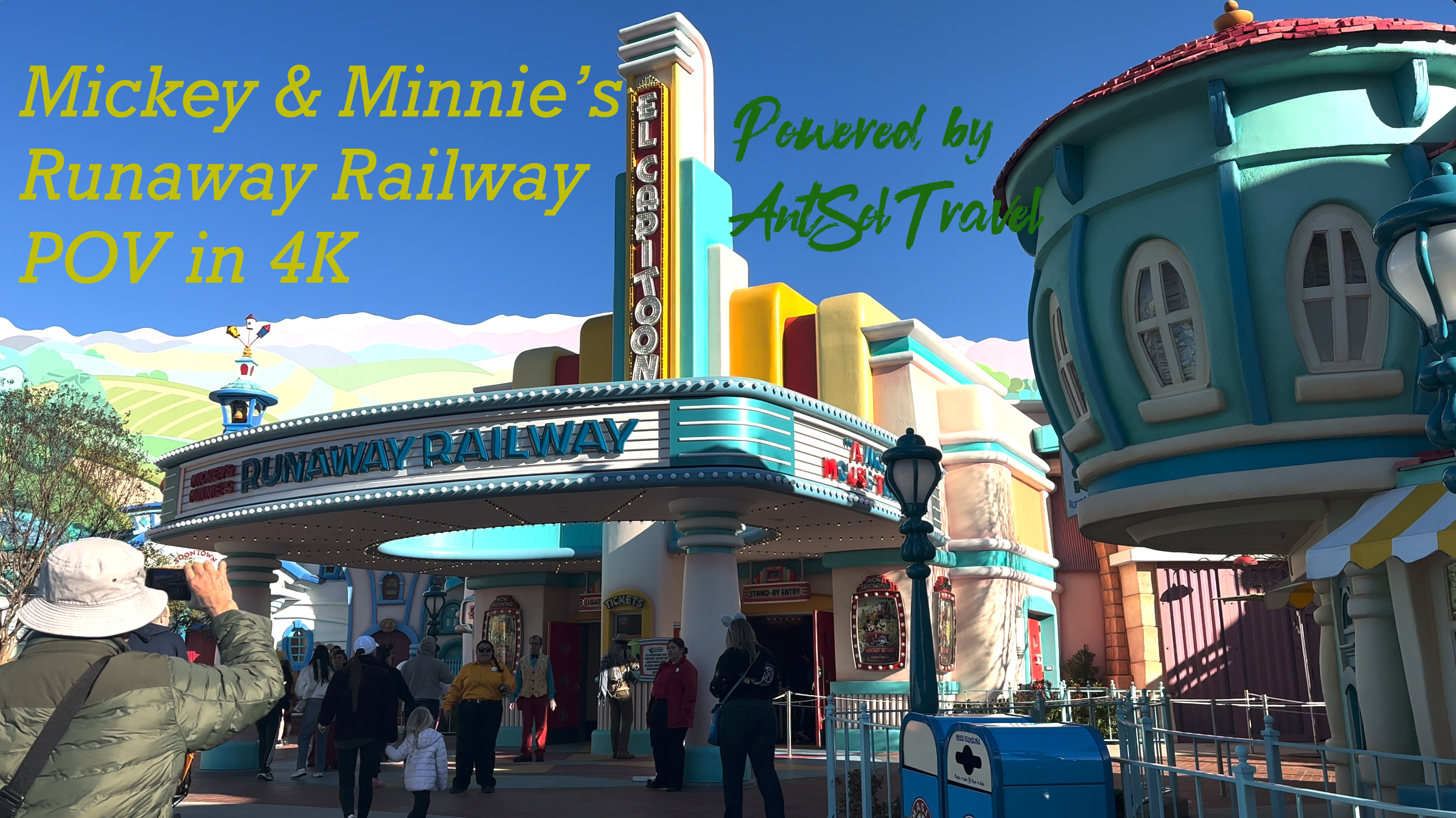 Mickey & Minnie’s Runaway Railway Disneyland POV