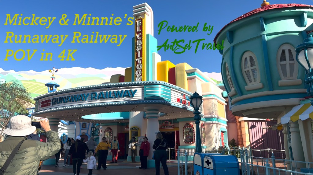 Mickey & Minnie’s Runaway Railway Disneyland&nbsp;POV
