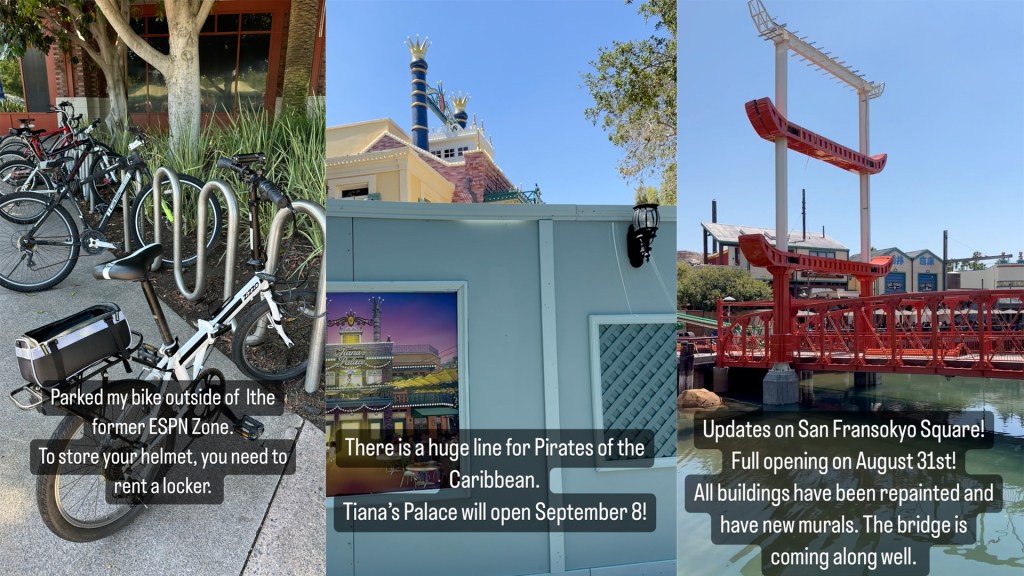 Where to Bike & Park at Disneyland, Tiana Palace & San Fransokyo Square to Open Soon: Disneyland Resort Late August&nbsp;Update