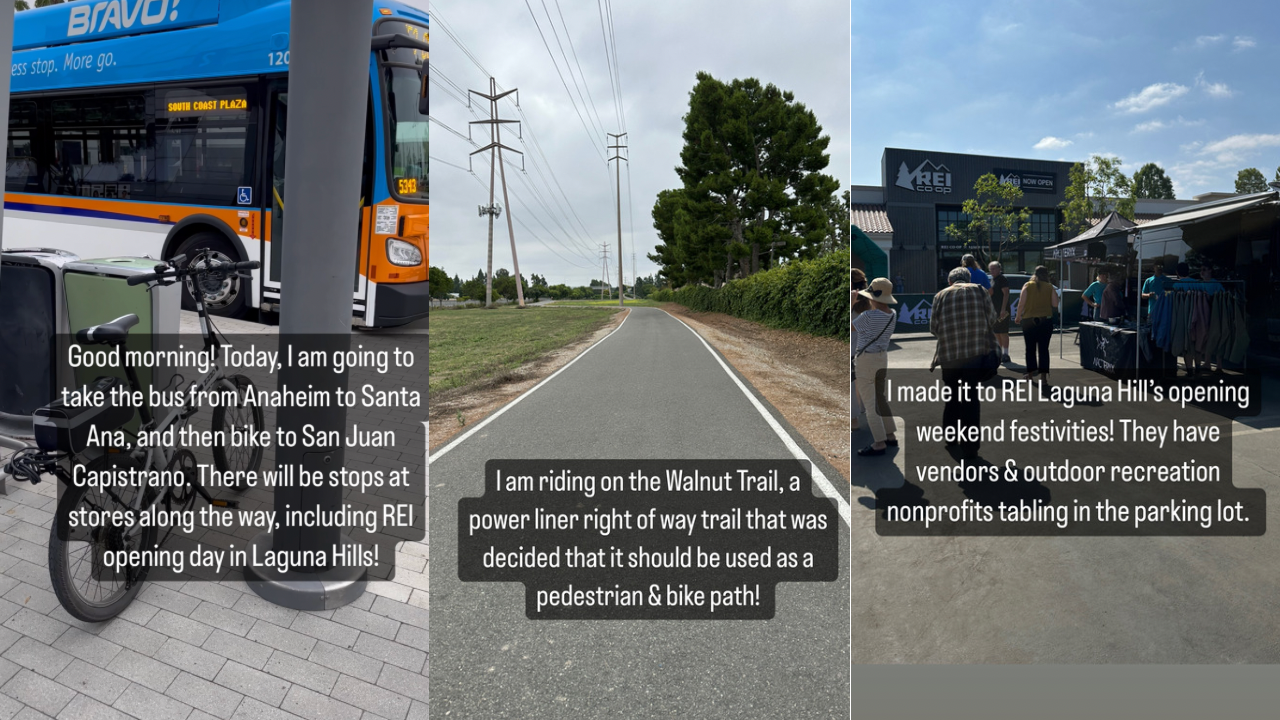 Going to REI Laguna Hill Opening Day via Bike & Bus!: A Car Free Trip Report